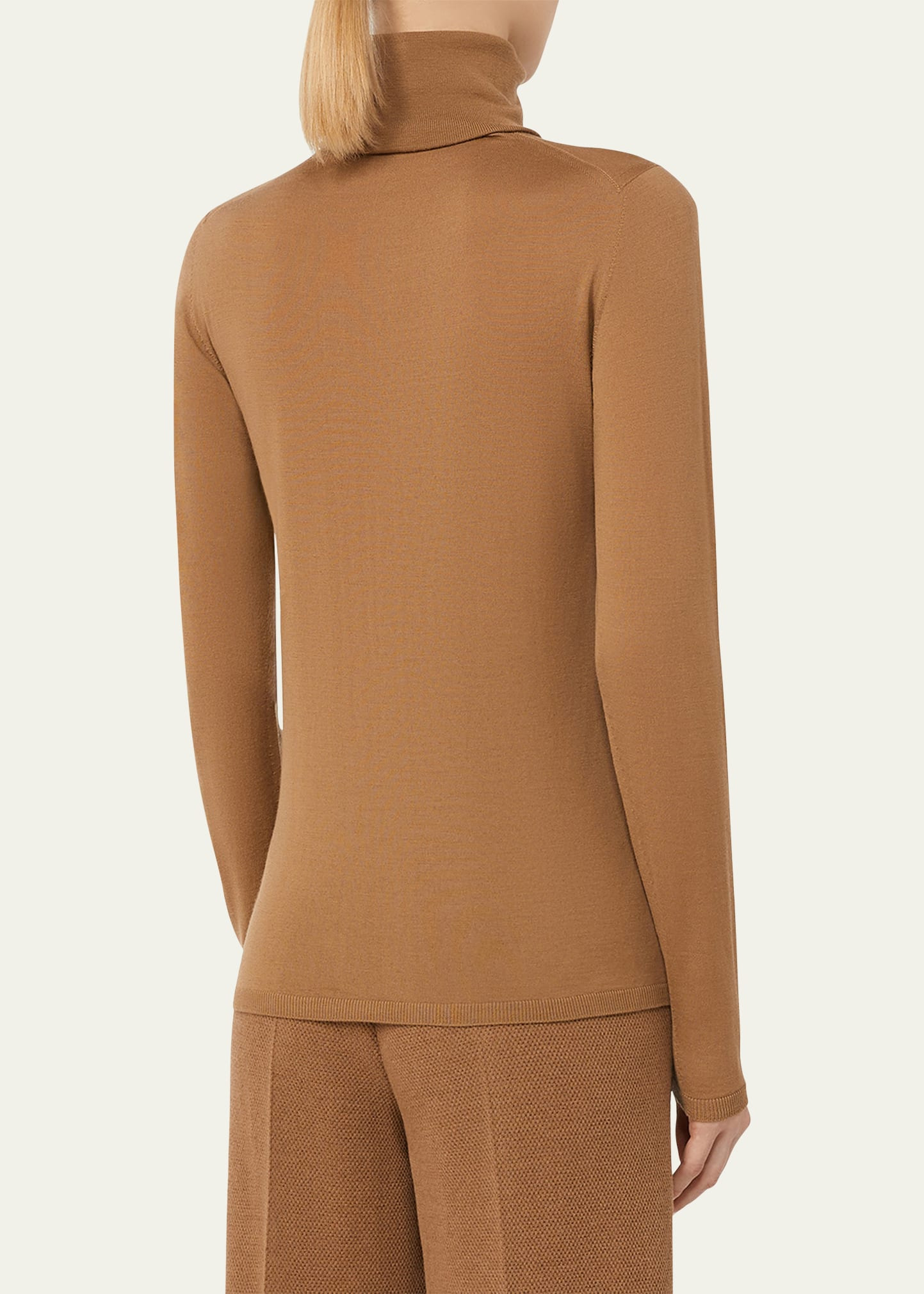 Turtleneck Wool Sweater - 2