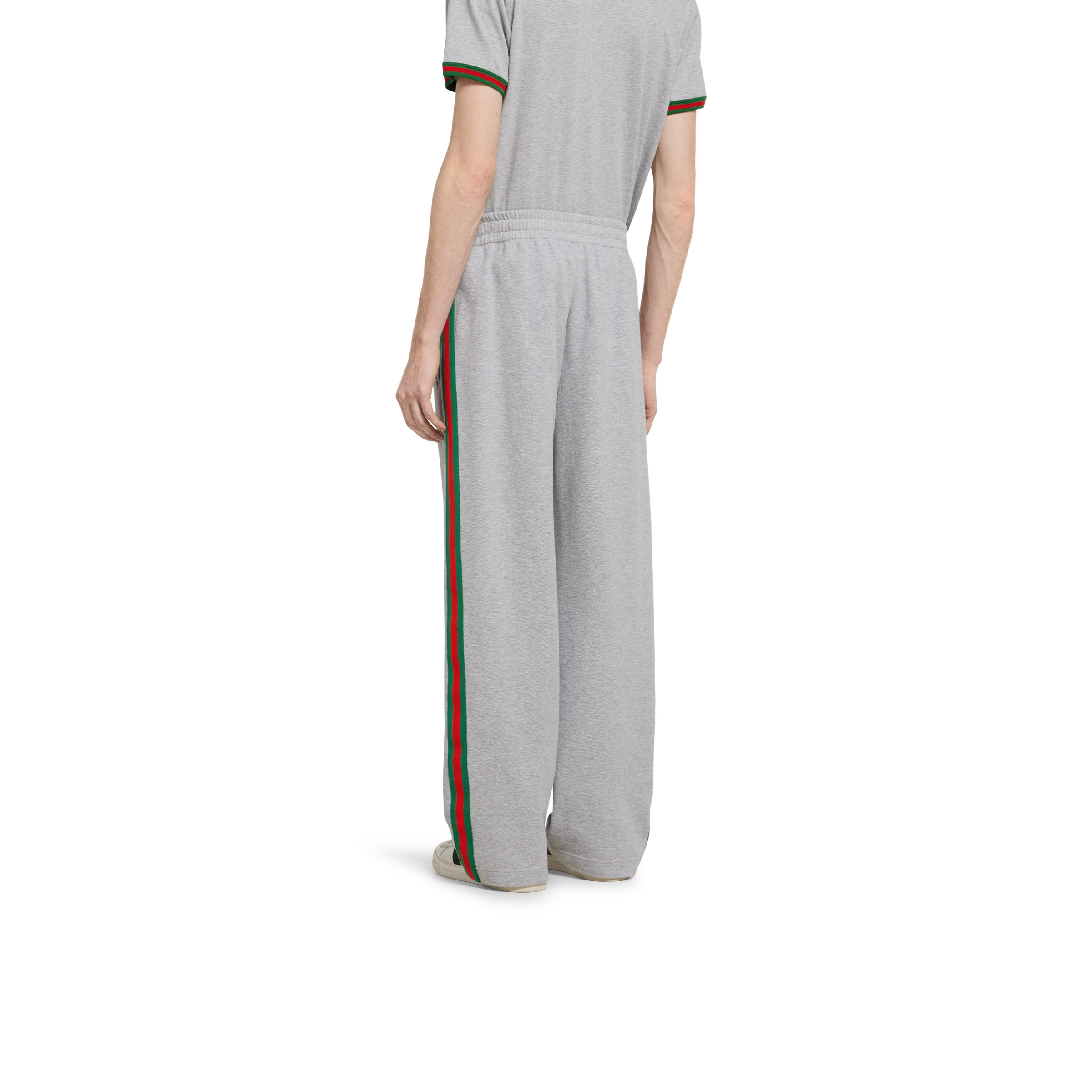 Cotton piquet double sportswear pant - 4