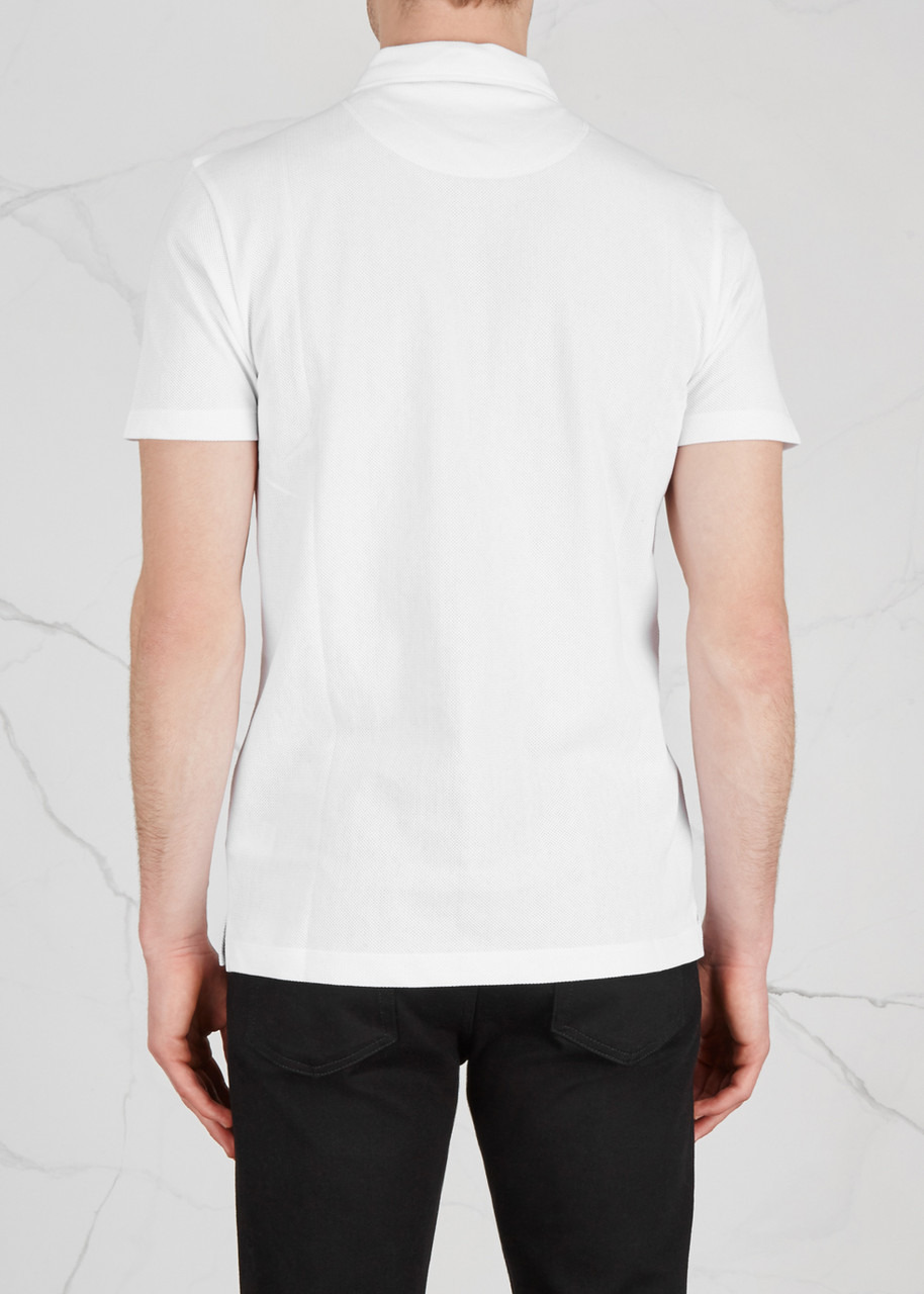 Riviera piqué cotton polo shirt - 3