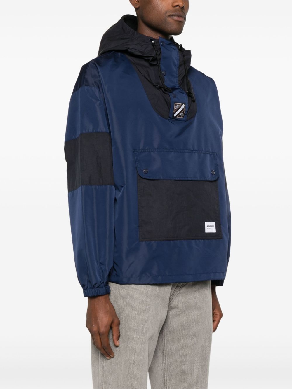 logo-patch jacket - 3