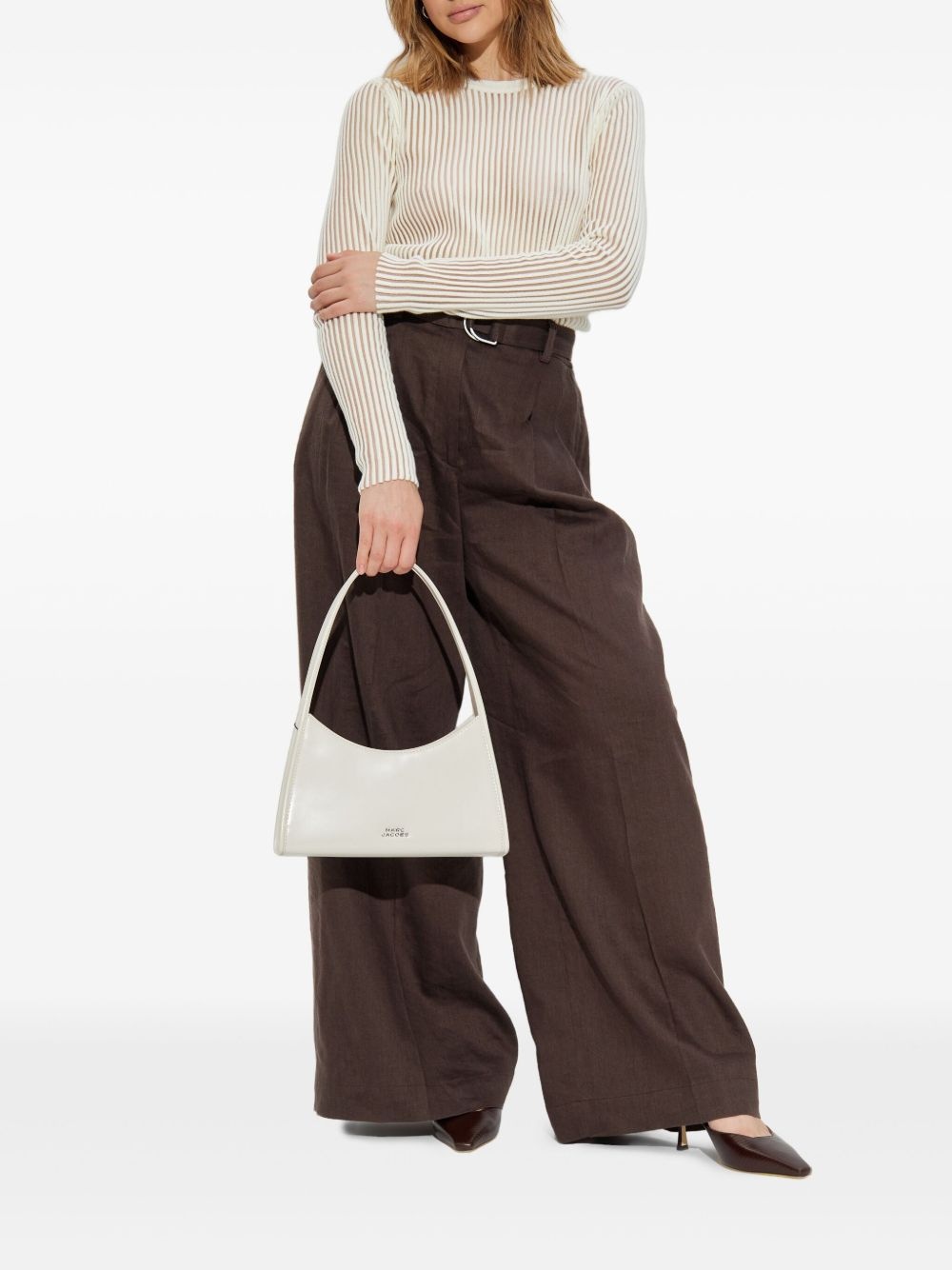 ribbed long-sleeve top - 2