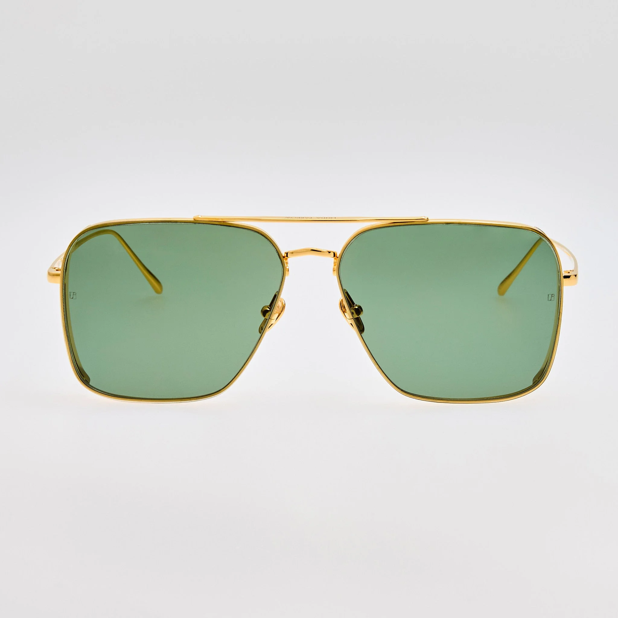 Asher Asher Sunglasses in Yellow Gold Frame - 1
