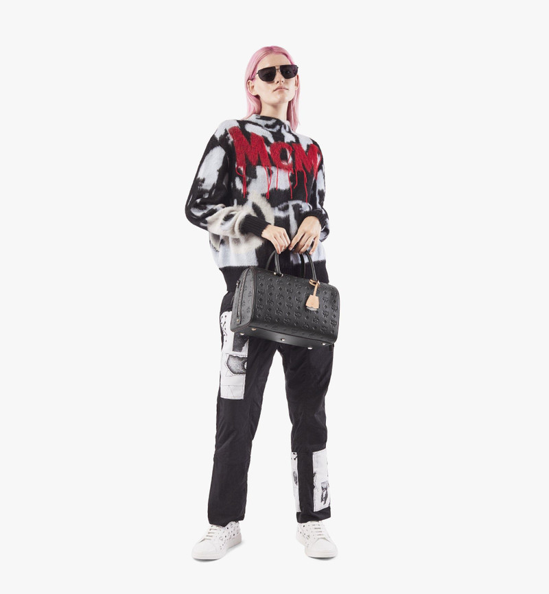 Boston Bag in Monogram Leather 7