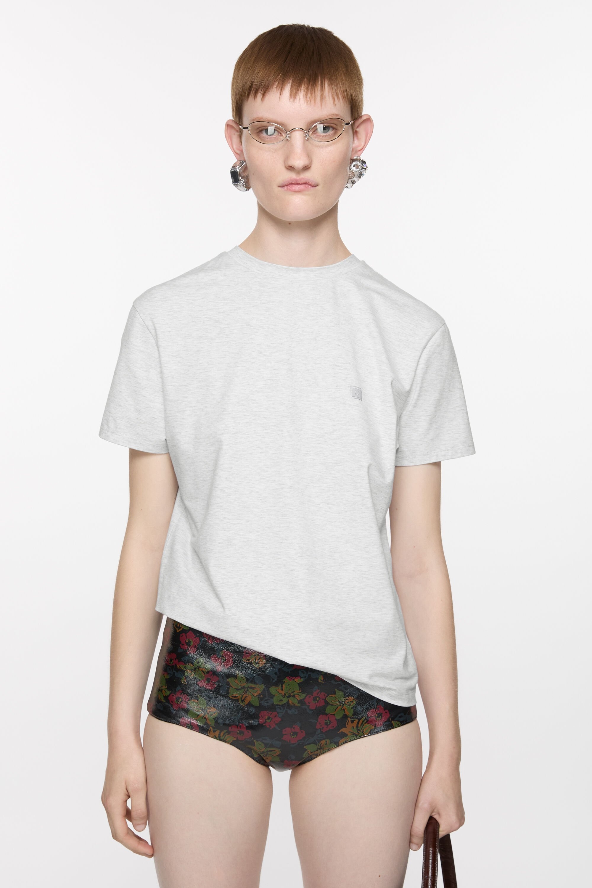 T-shirt - regular fit - Pale Grey Melange - 2