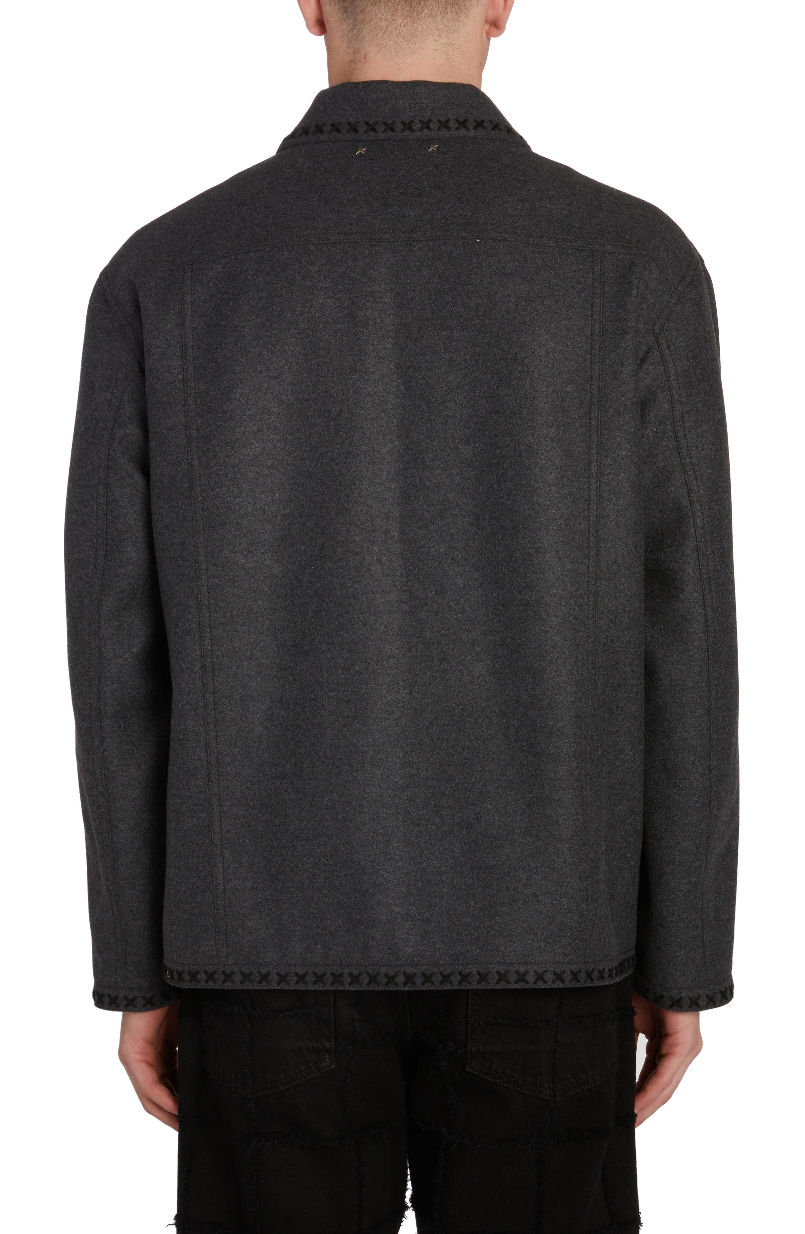 Journey Embroidered Virgin Wool Work Jacket - 2