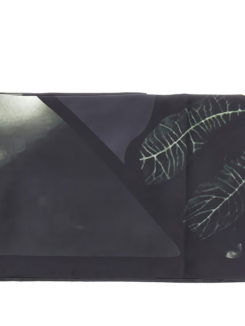 EMPORIO ARMANI printed silk scarf outlook