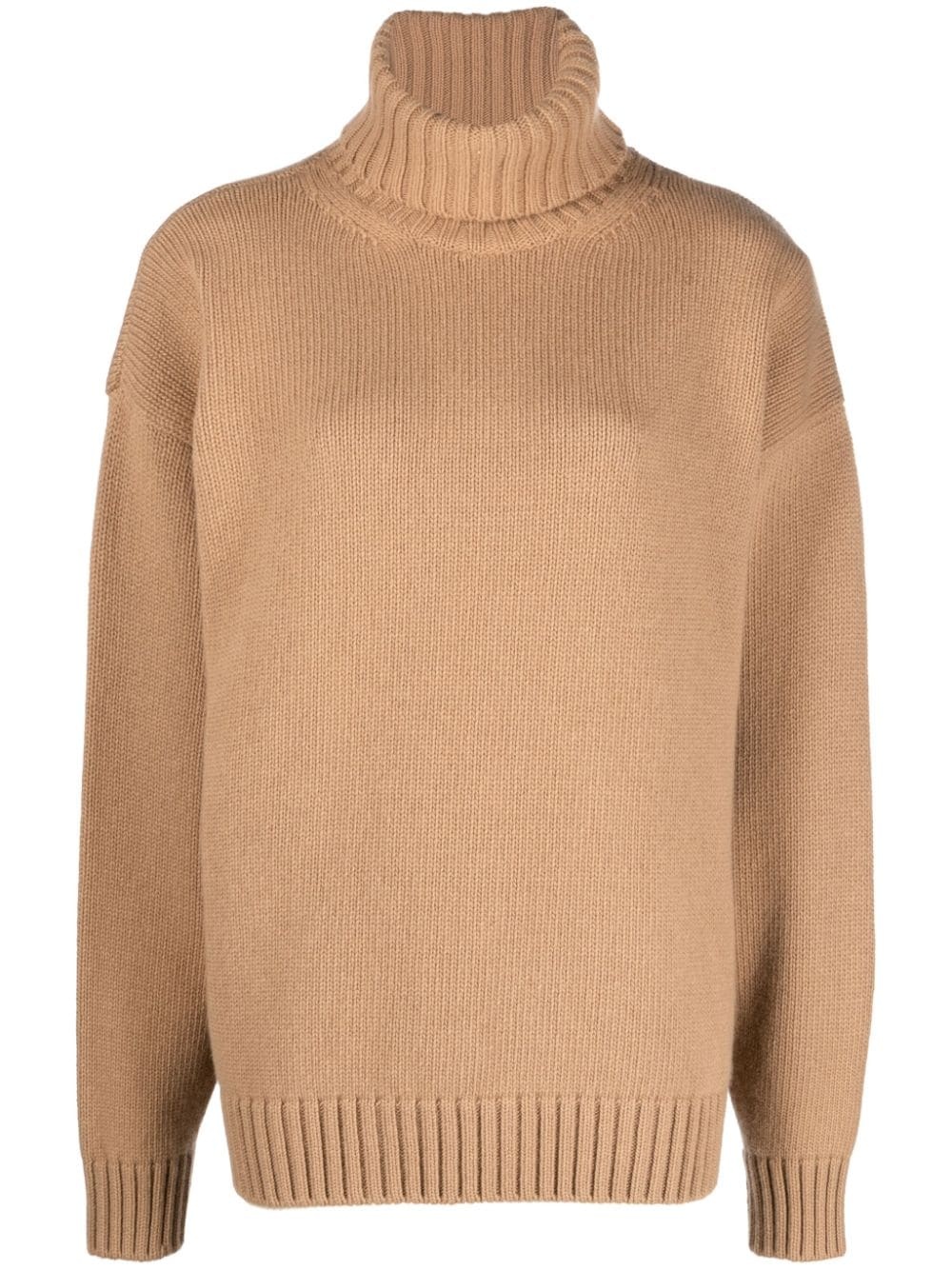 roll-neck virgin-wool jumper - 1