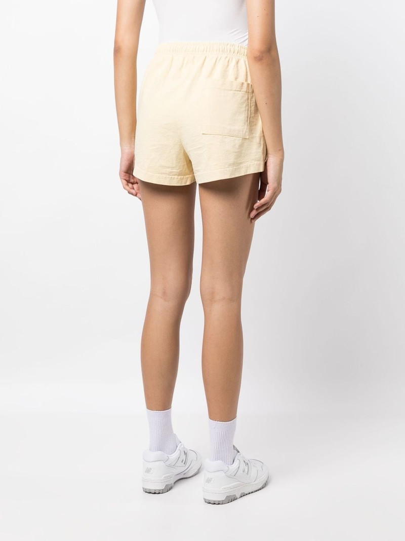 Wellness-print cotton shorts 4