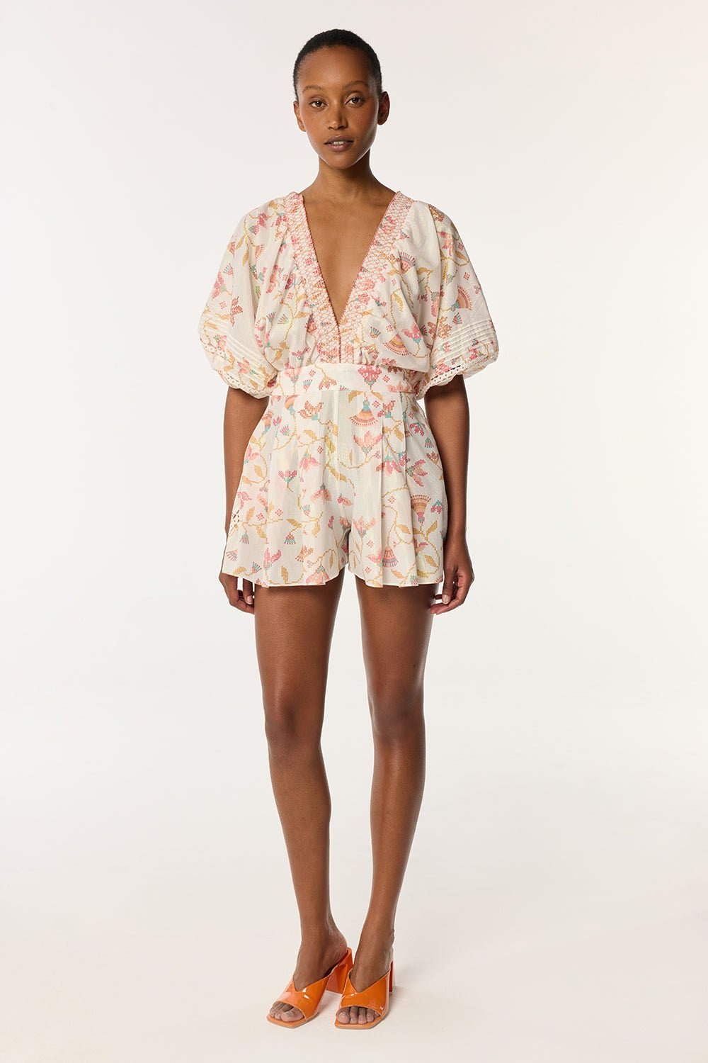 Short Jumpsuit Chantal - Pink Ylang Ylang - 2