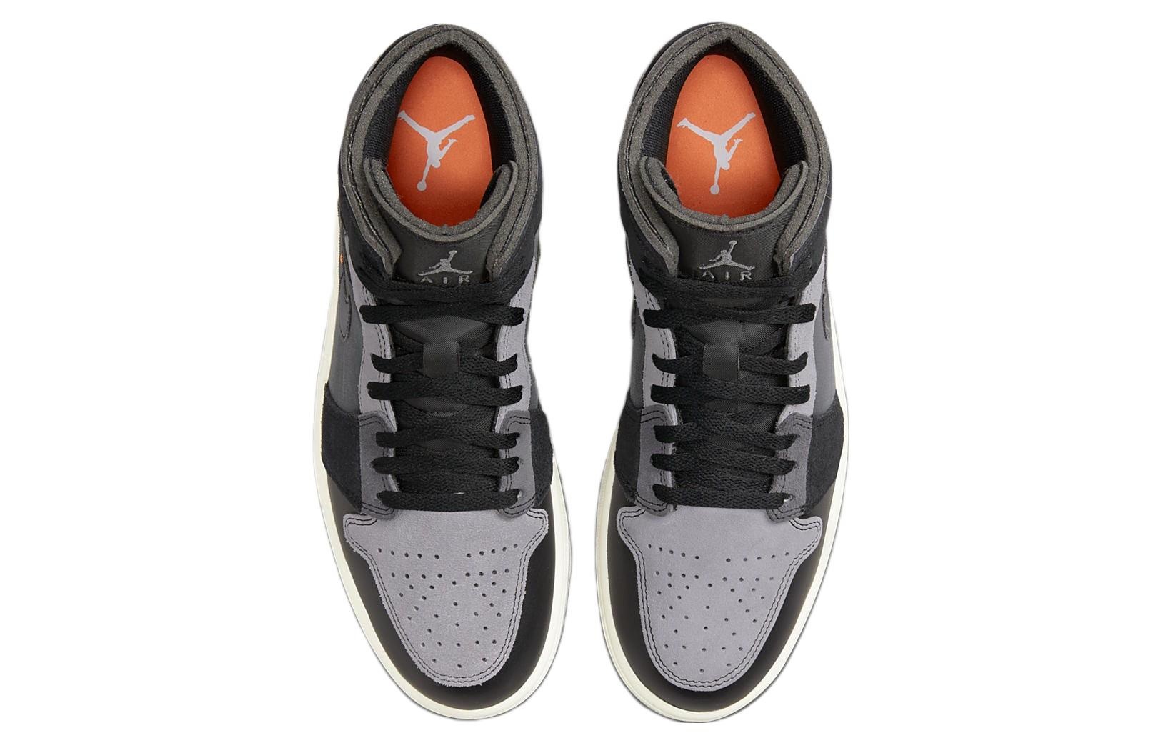 Air Jordan 1 Mid SE Craft 'Inside Out - Black' DM9652-001 - 4