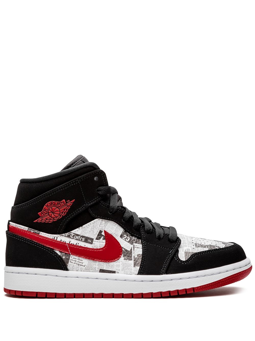 Air Jordan 1 Mid SE newspaper air times - 1