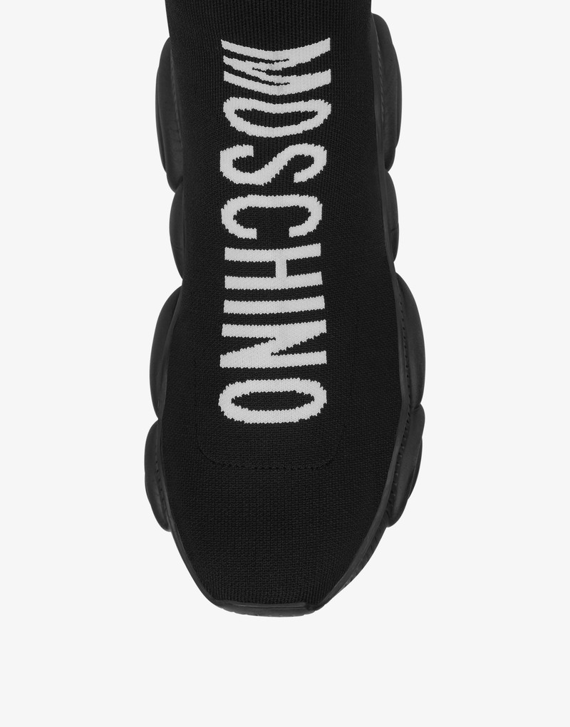 SLIP ON HIGH SNEAKERS WITH LOGO 4