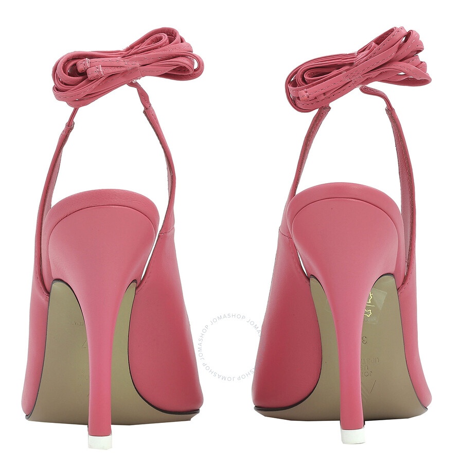 The Attico Ladies Peach Venus Slingback Pumps - 3