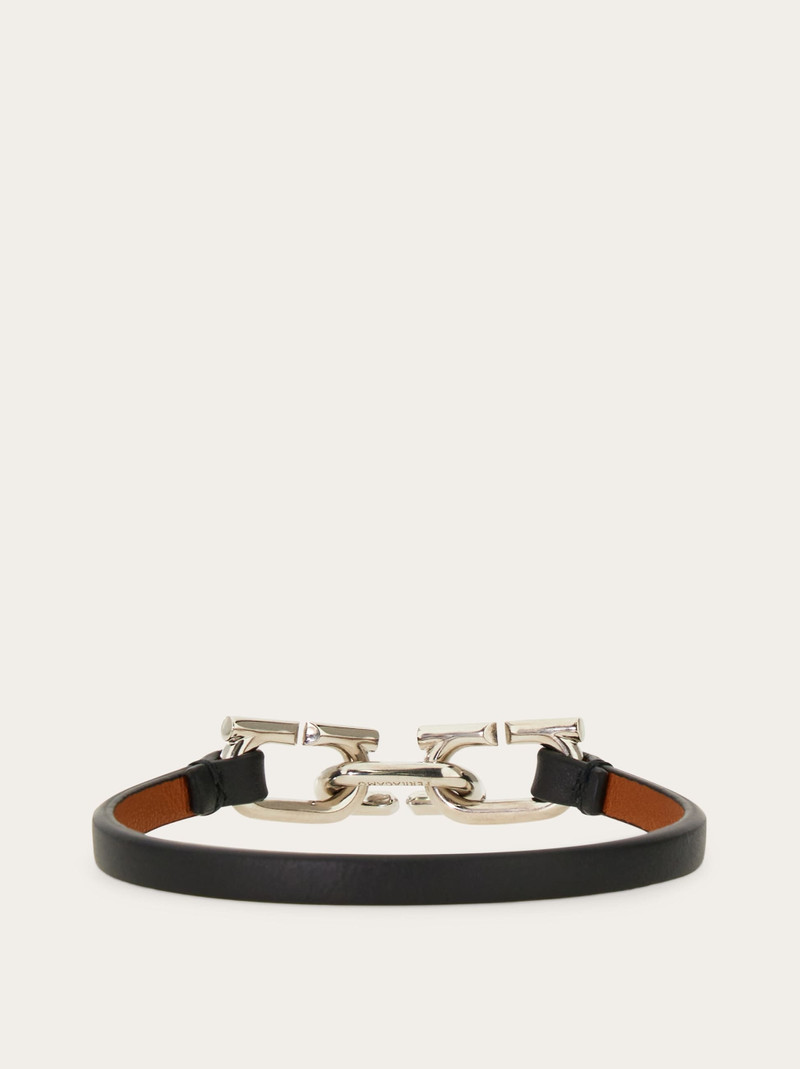 Bicolor Gancini bracelet 4