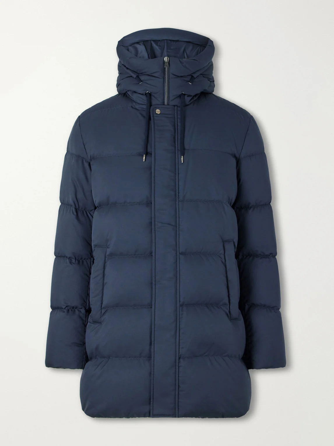 Arendelle Quilted Shell Hooded Down Jacket - 1