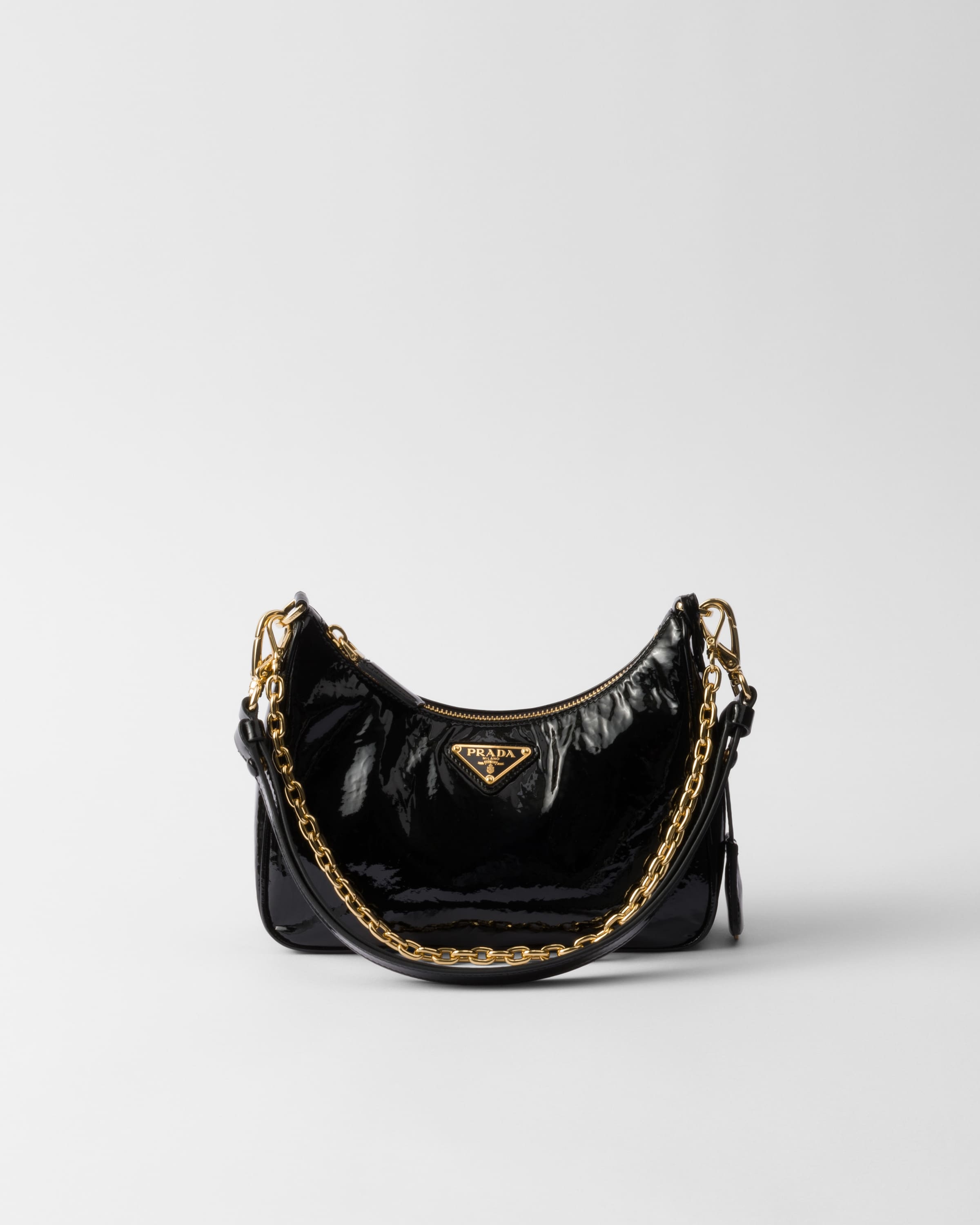 Prada Re-Edition naplak patent leather mini-bag - 1