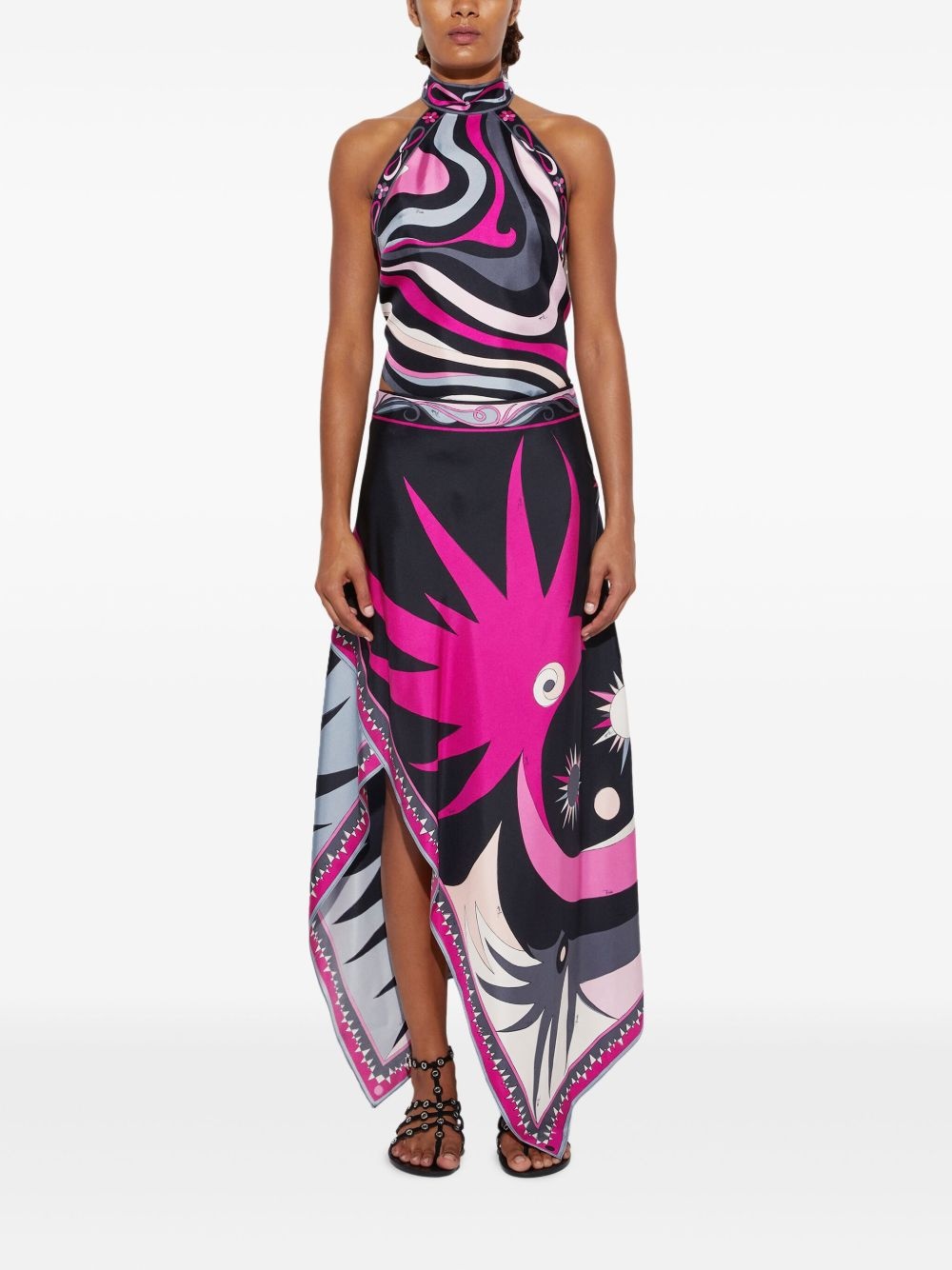 stella-print skirt - 2