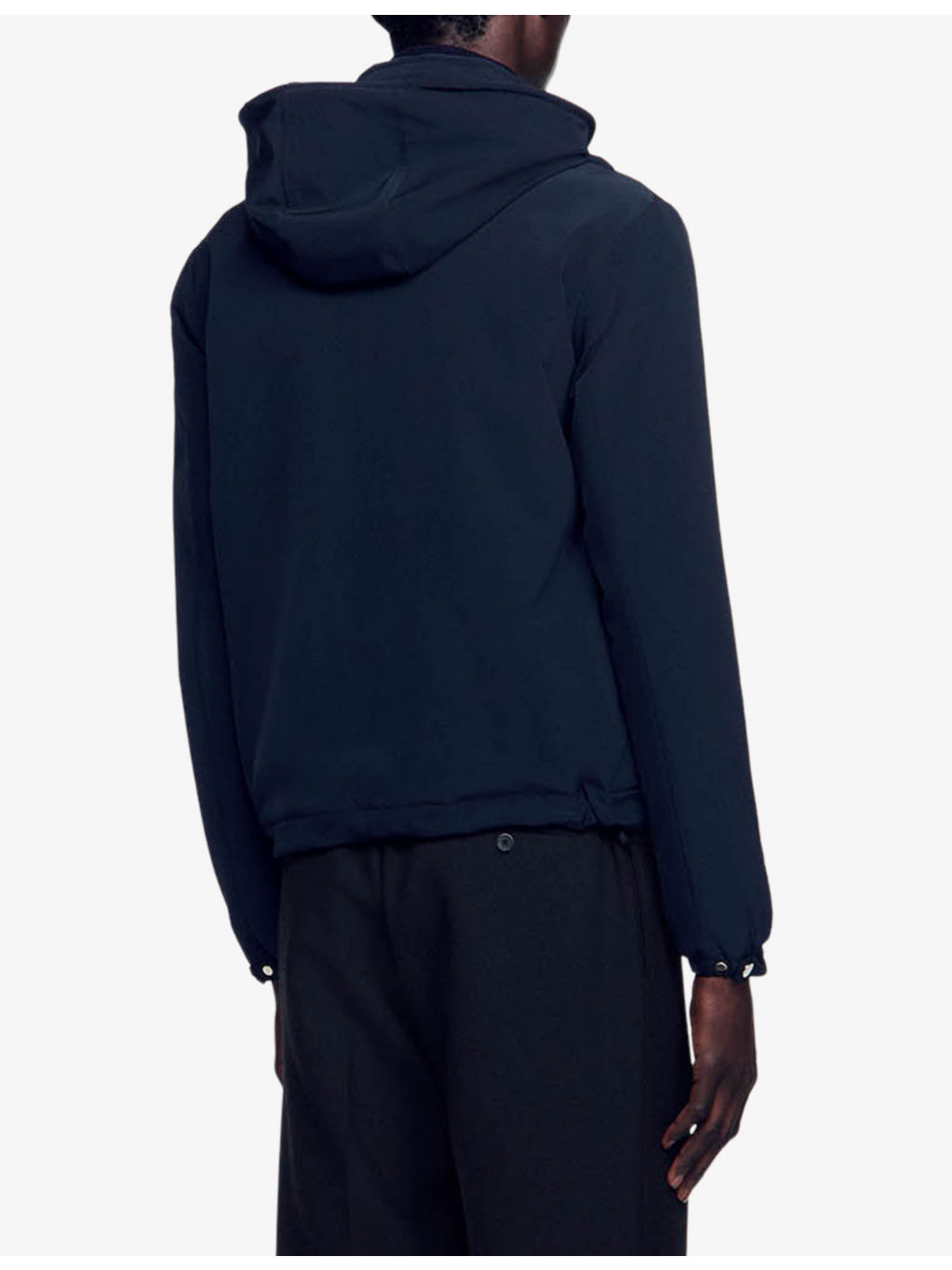 Hooded Zip-Up Stretch-Woven Jacket - 4