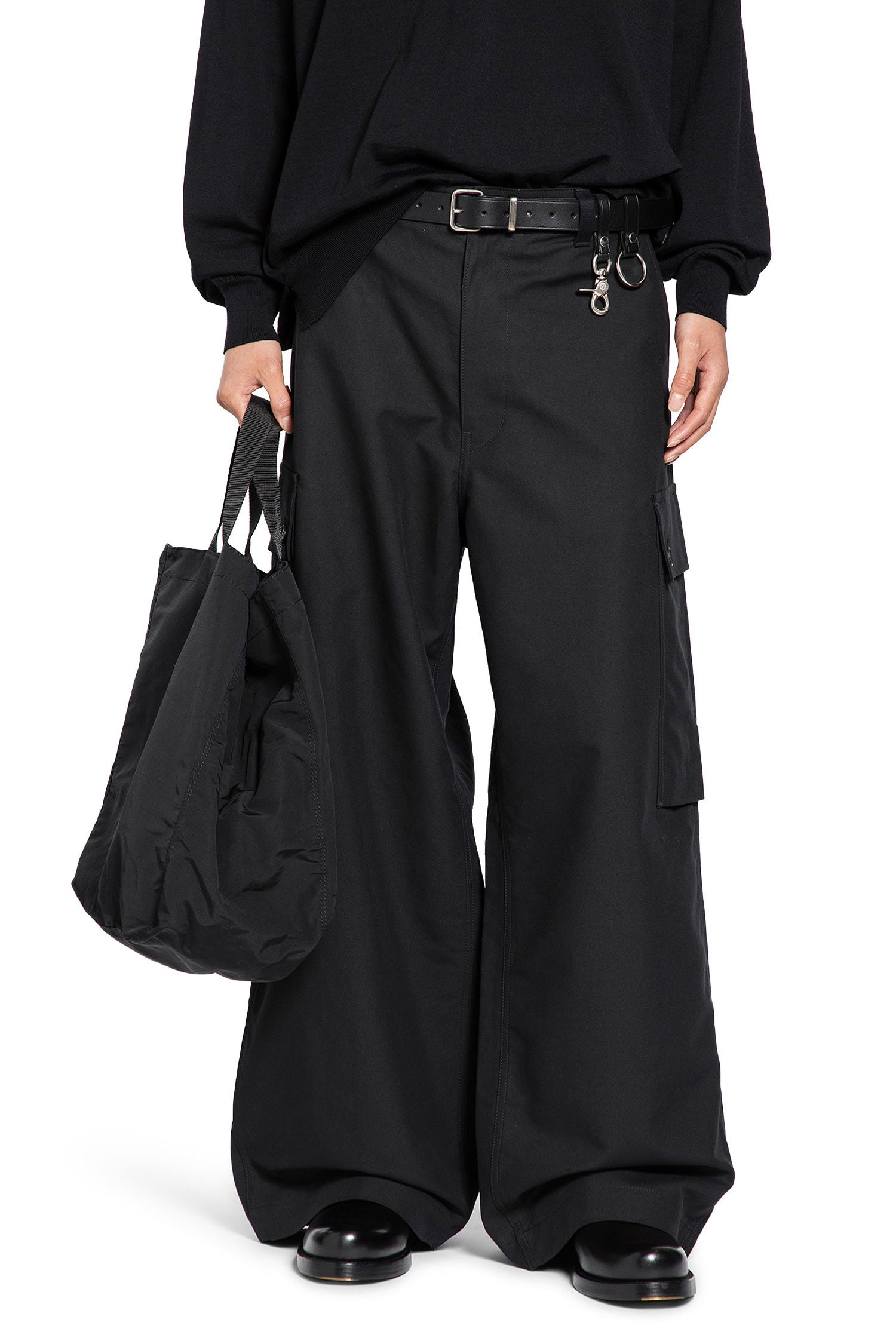 Wide Trousers In Cotton - 6