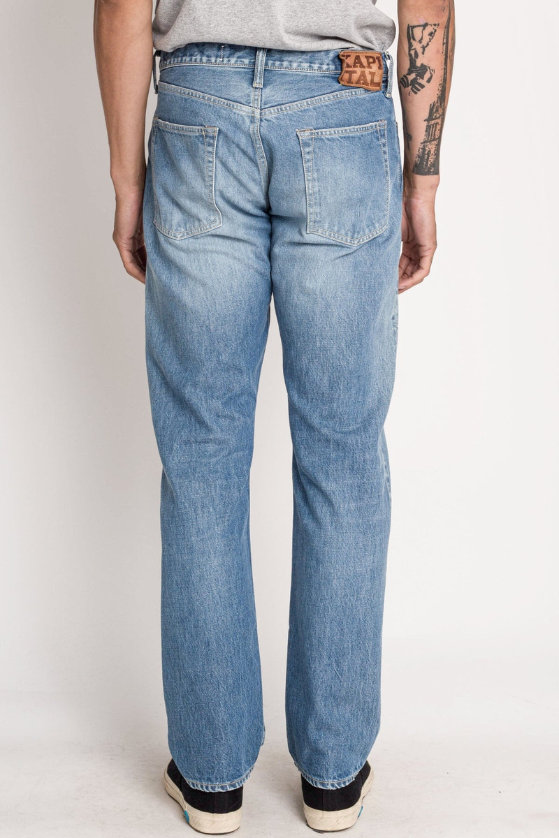 Kapital 14oz Denim 5P MONKEY CISCO - Mid Tone outlook