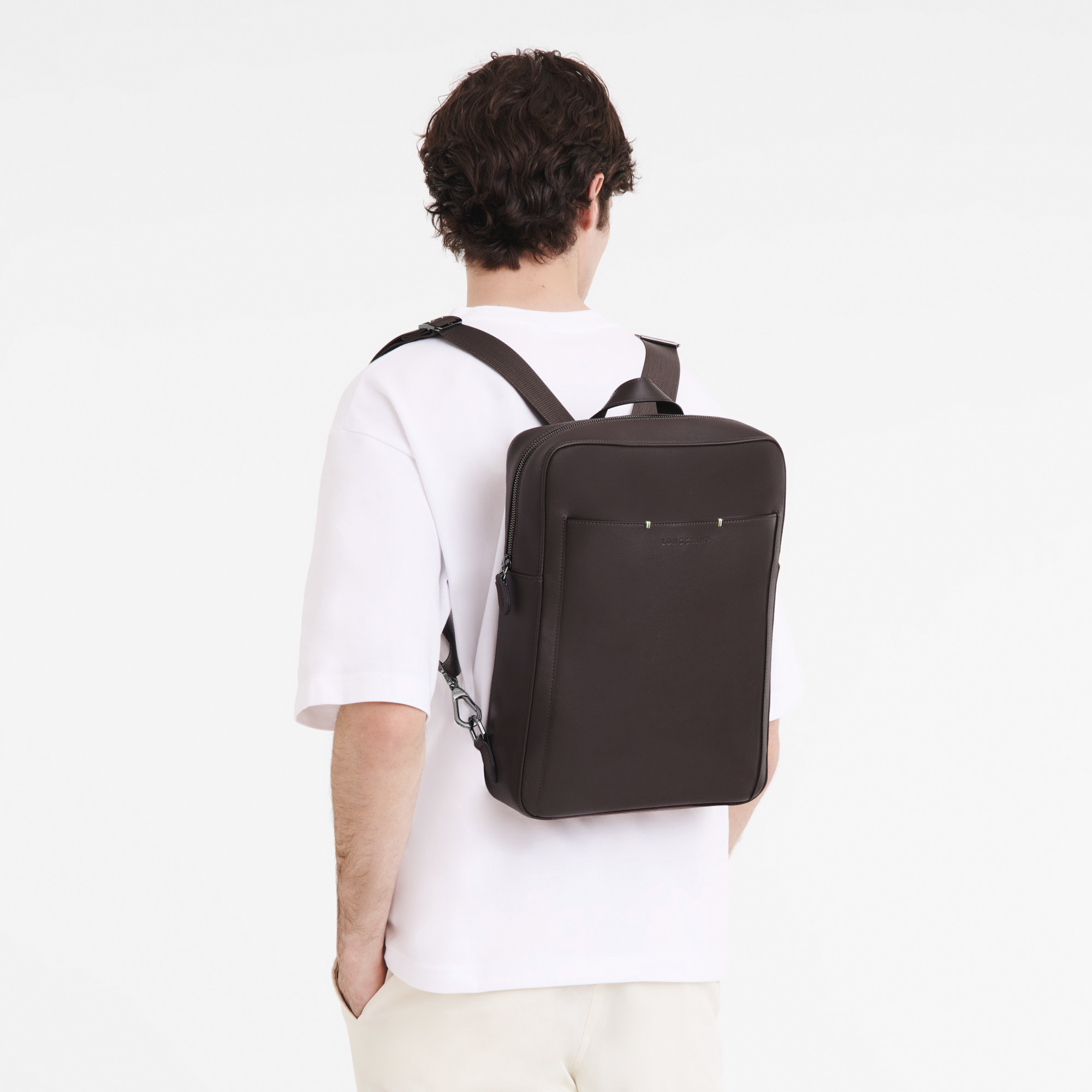 Longchamp sur Seine Backpack Mocha - Leather - 2