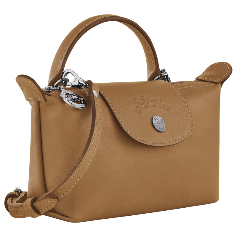 Longchamp Le Pliage Xtra XS Pouch Tobacco - Leather outlook