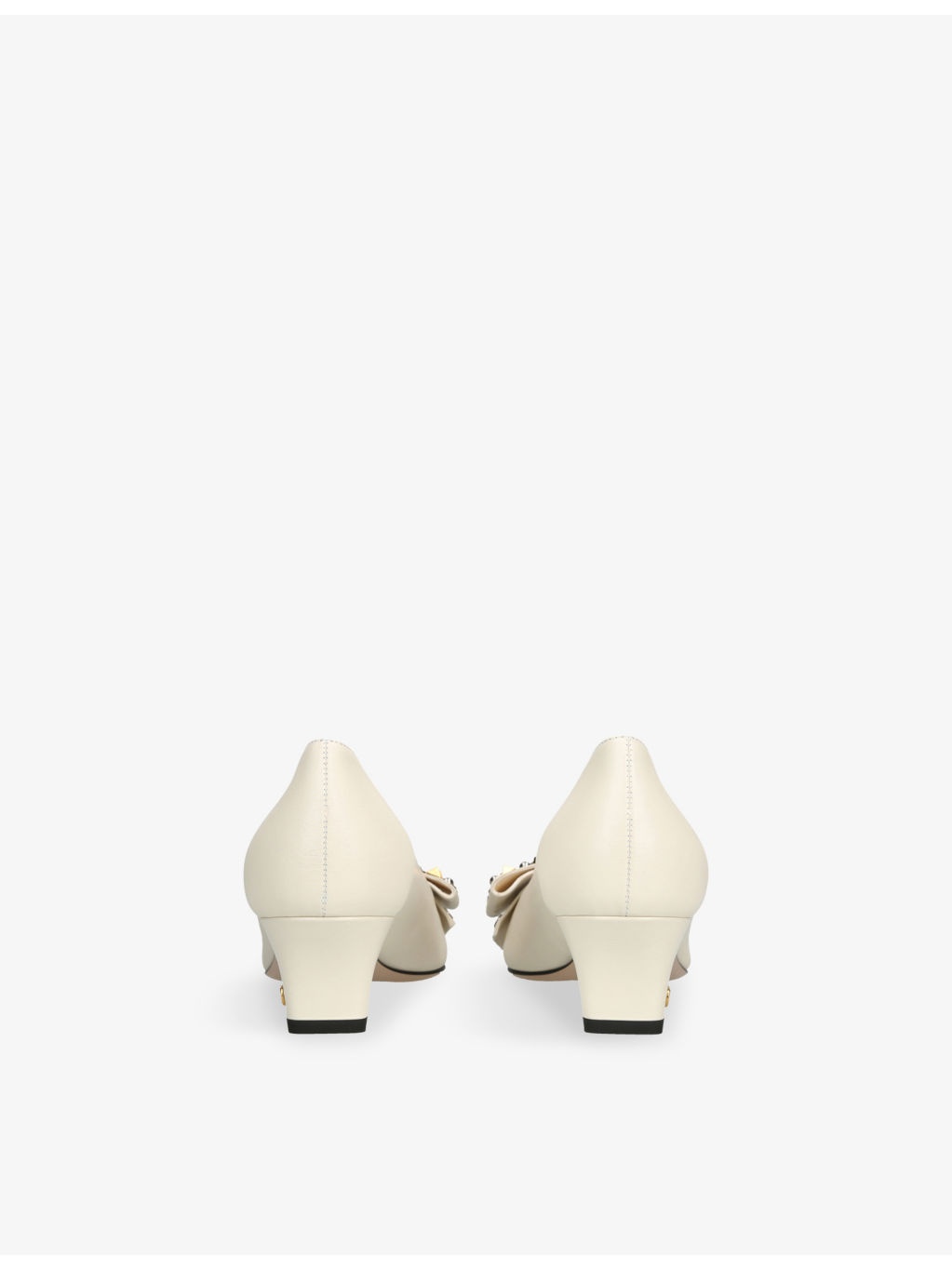 Bowow Studded 45 Leather Pumps - 4