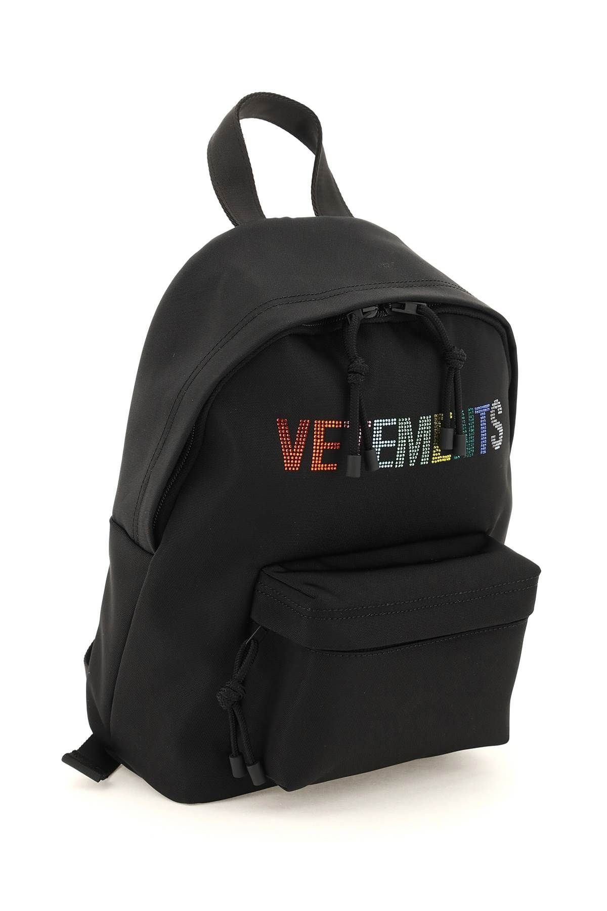 MULTICOLOUR CRYSTAL LOGO MINI BACKPACK - 3