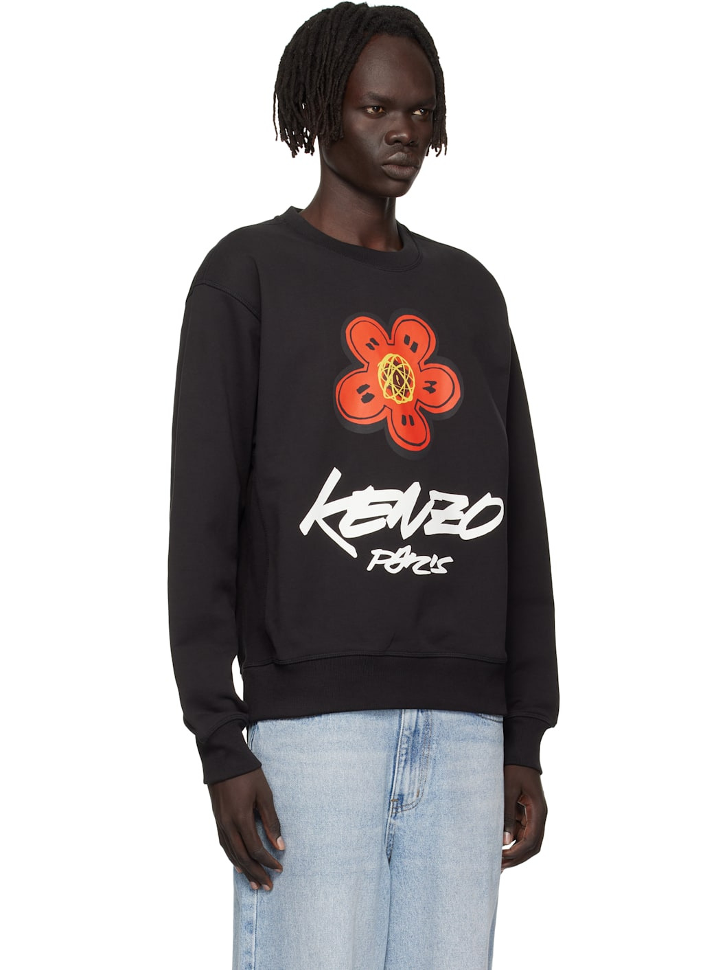 Black Kenzo Paris Futura 2000 Edition Cotton Sweatshirt - 2