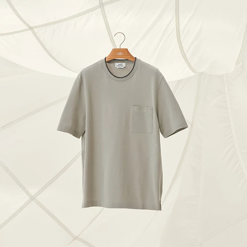 "Piqures Sellier" bicolor t-shirt 4