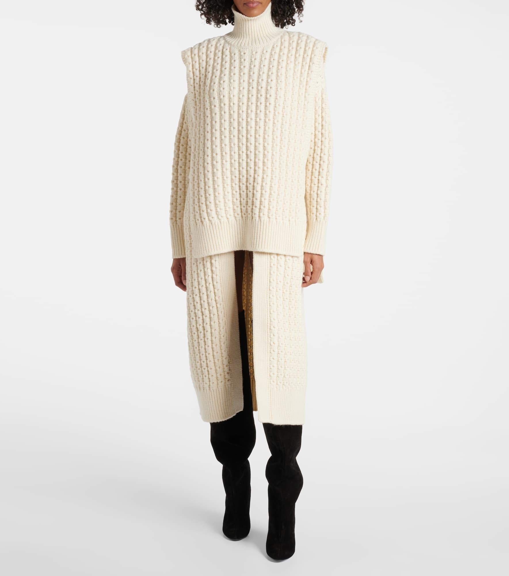 Wool wrap cardigan - 2