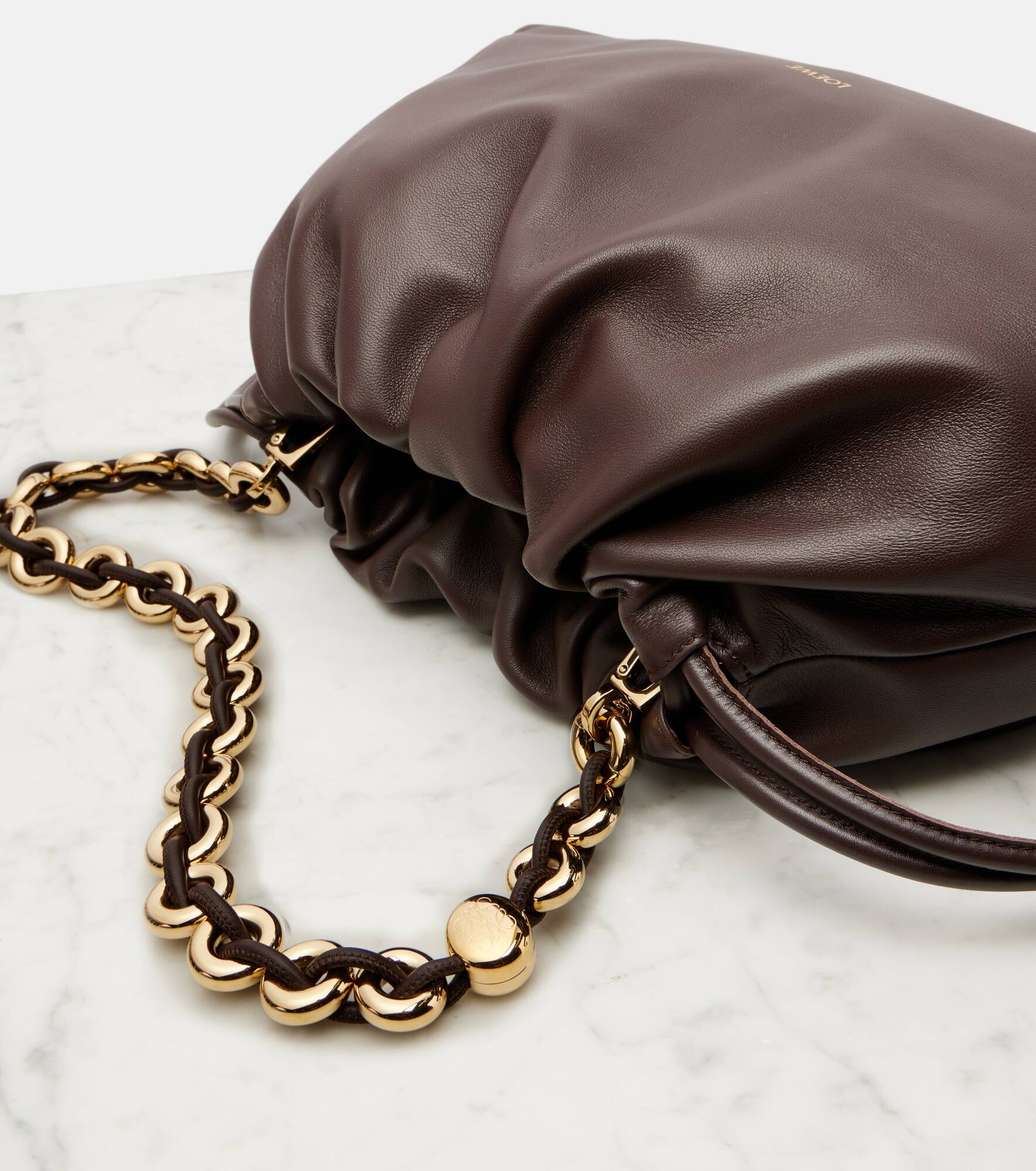 Flamenco Large leather shoulder bag - 6