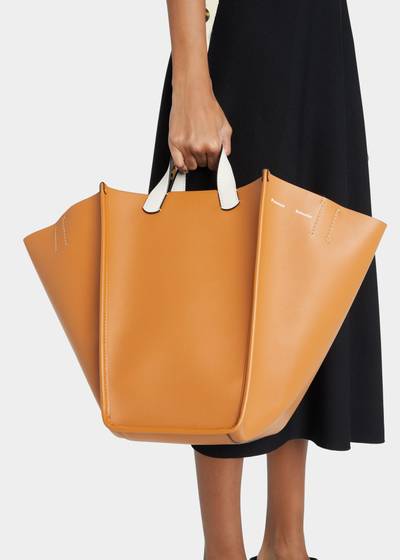 Proenza Schouler Mercer XL Tricolor Leather Tote Bag outlook
