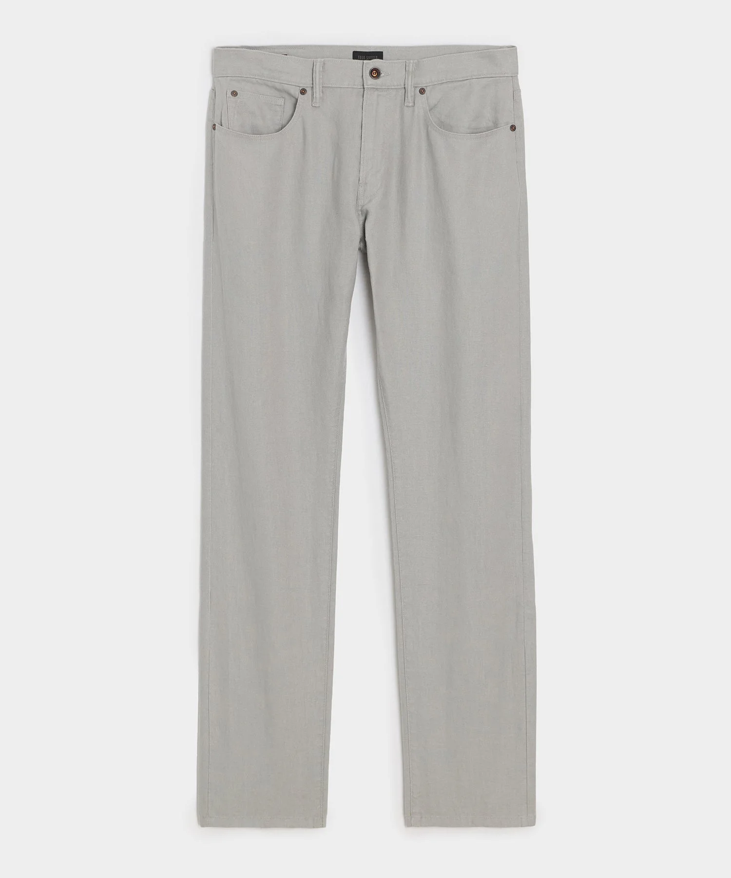 Slim 5-Pocket Linen Pant - 1
