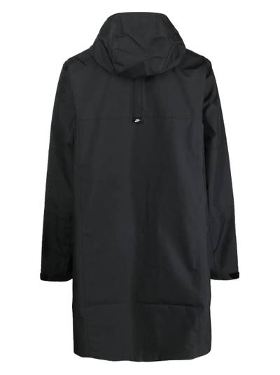 Nike long hooded coat outlook