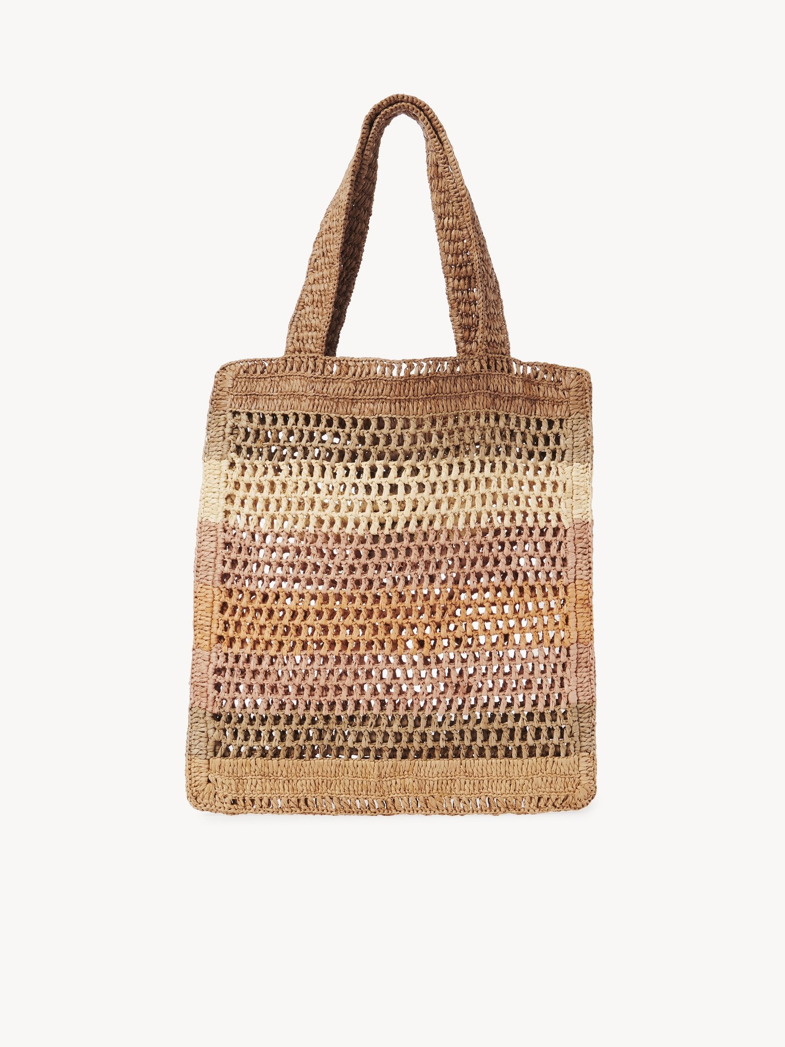 SUMMER BANANA TOTE BAG IN RAFFIA - 5