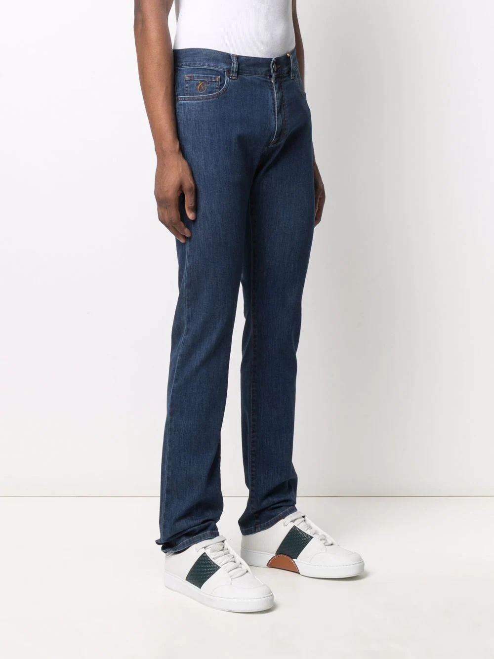 mid-rise slim fit jeans - 3