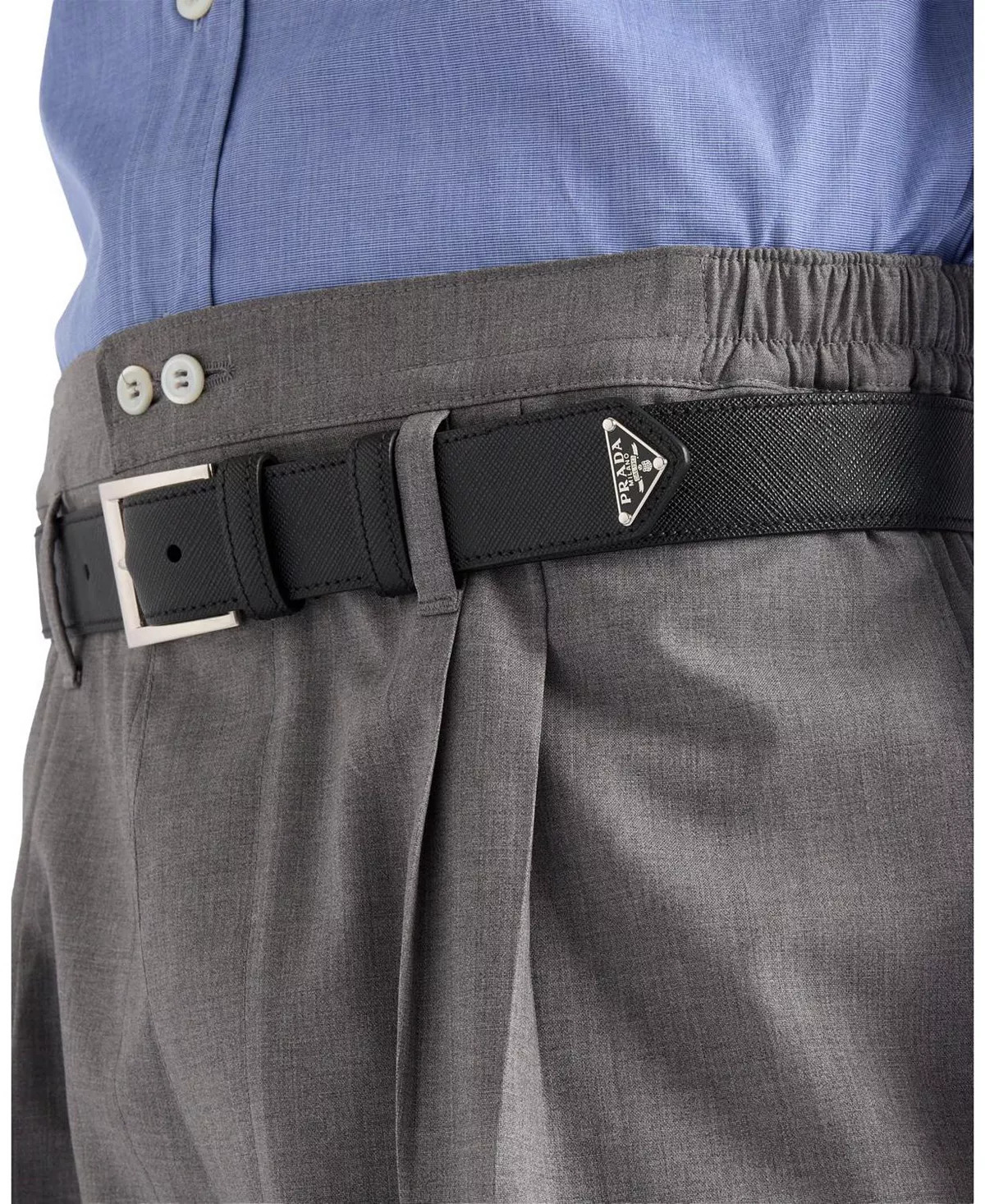 Saffiano Leather Belt - 2