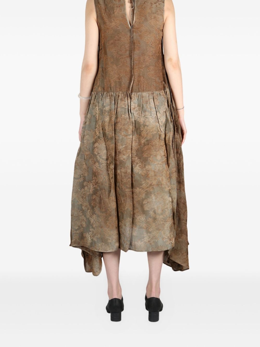 Avery sleeveless midi dress - 4