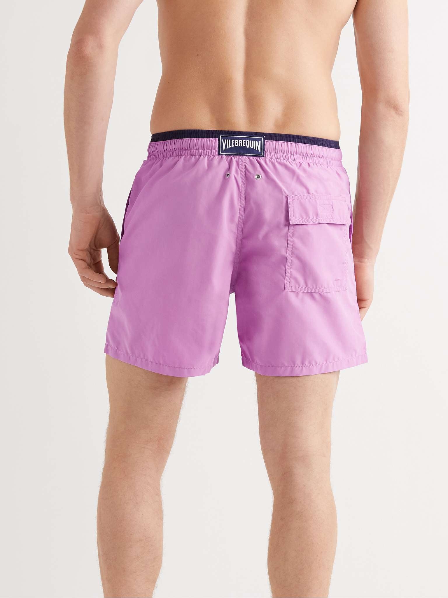 Moka Mid-Length Embroidered Swim Shorts - 3