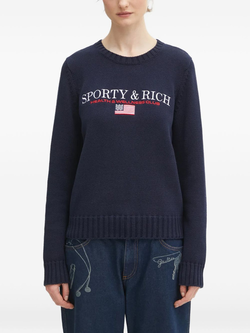 crew-neck long-sleeve sweater 1