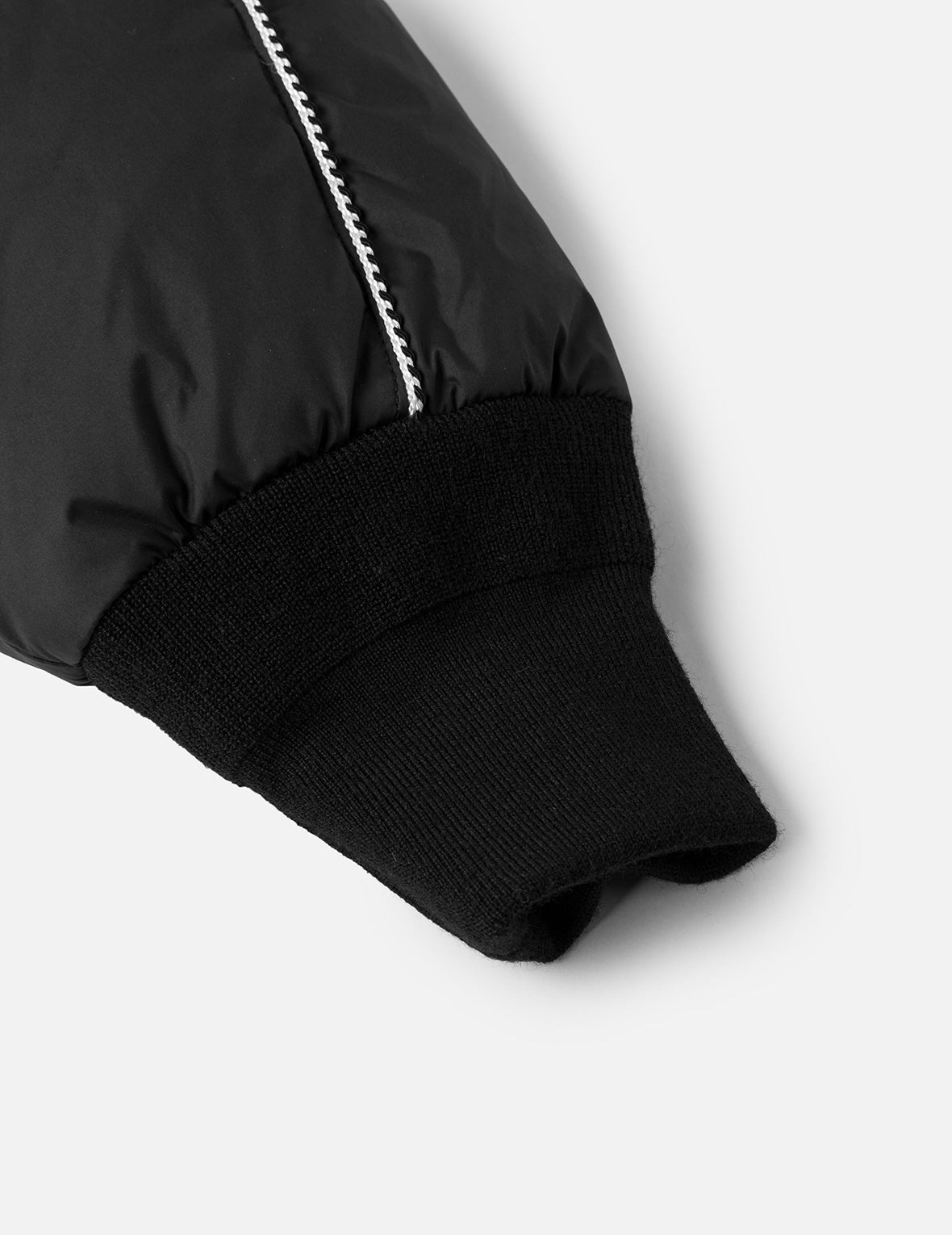 Seagull and Logo Embroidery Fashion Fit Down Jacket with Detachable Hood - 17