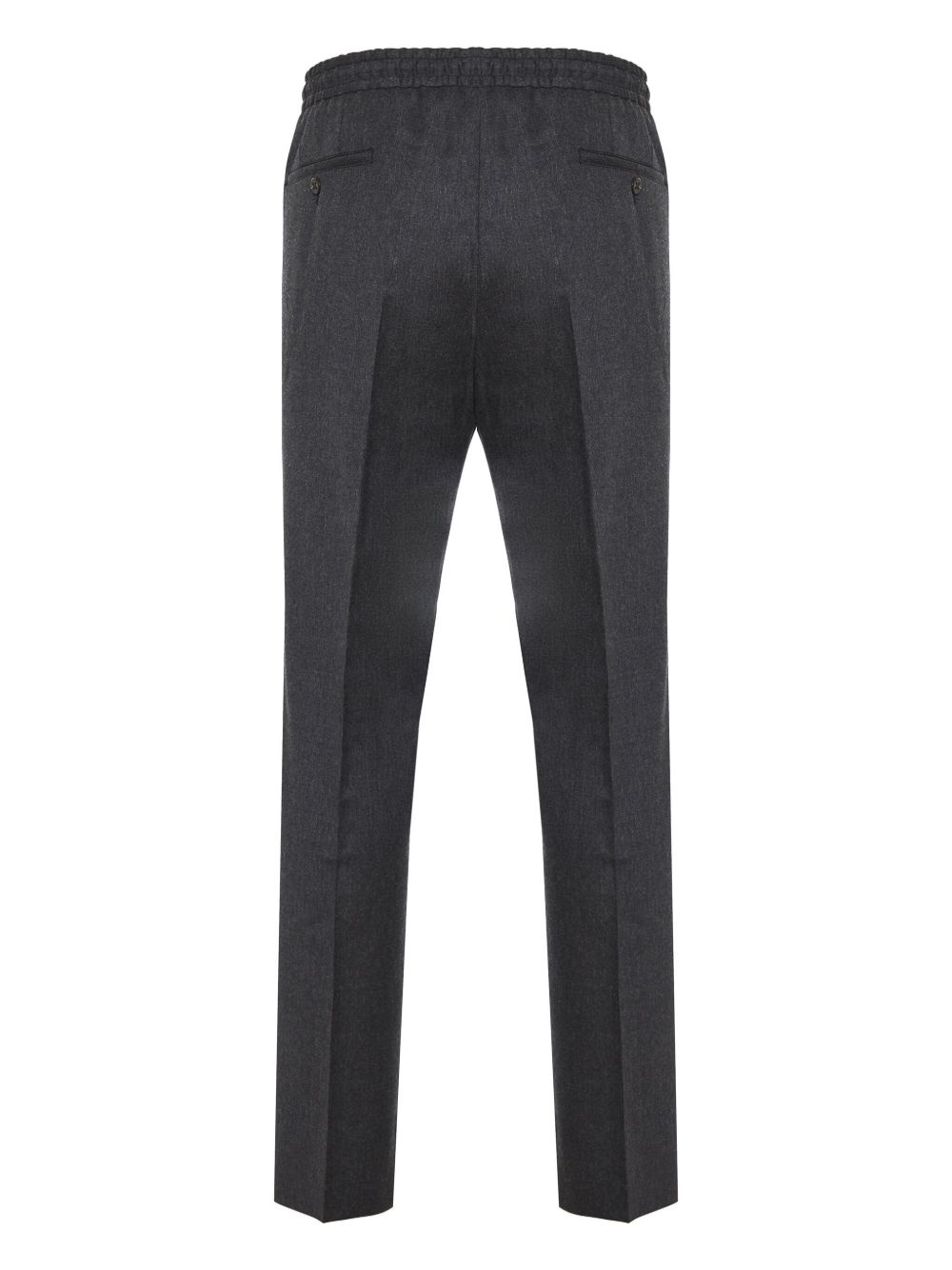 creased straight-leg trousers - 2