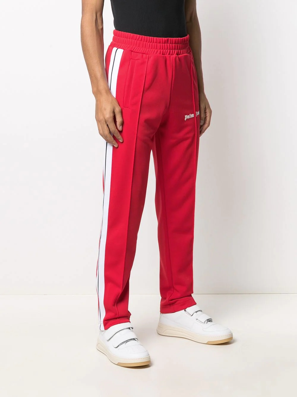 stripe-detail logo track pants - 3