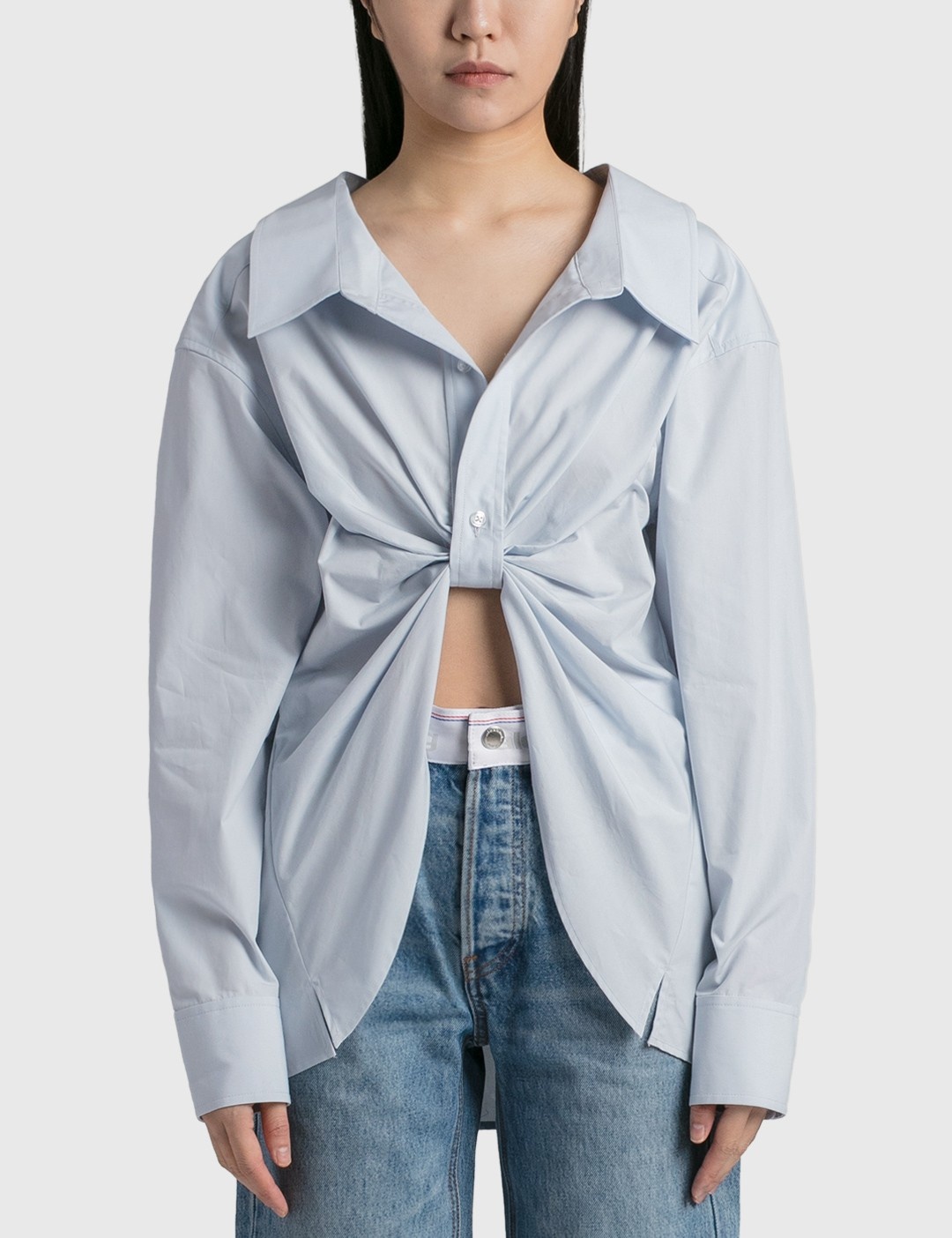 BUTTERFLY PULL UP BUTTON DOWN SHIRT - 1