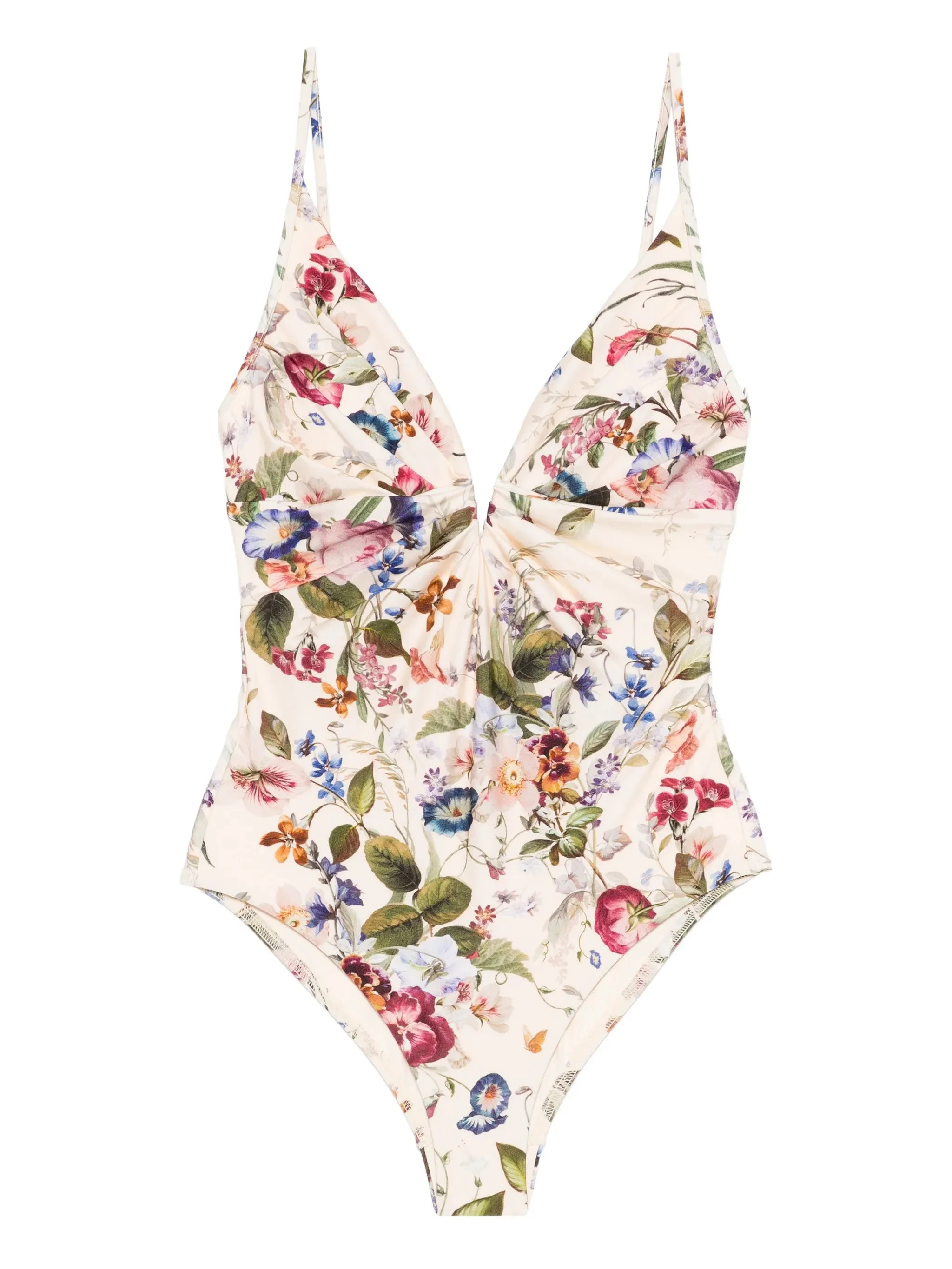 floral-pattern swimsuit - 1