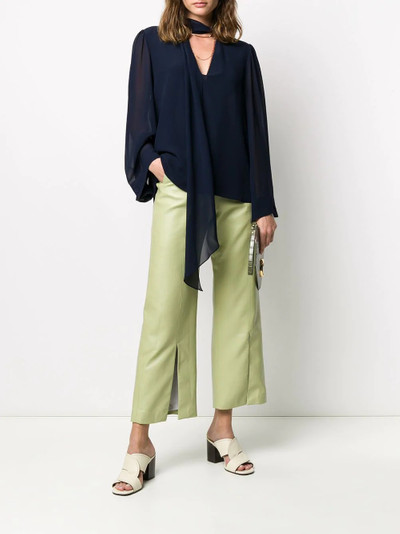 Chloé Lavallière silk blouse outlook