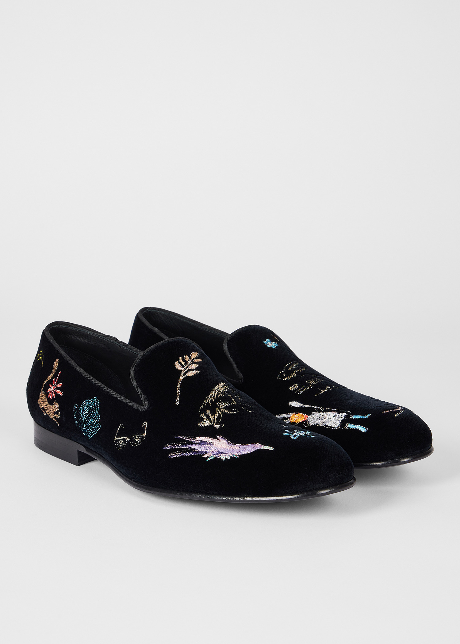 Black 'Little Beasts' 'Rudyard' Loafers - 4
