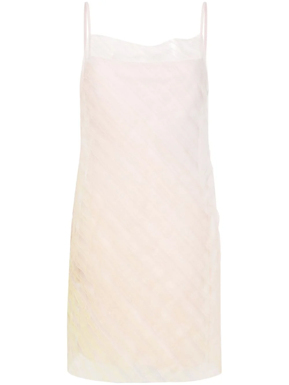 gradient tulle slip dress - 1