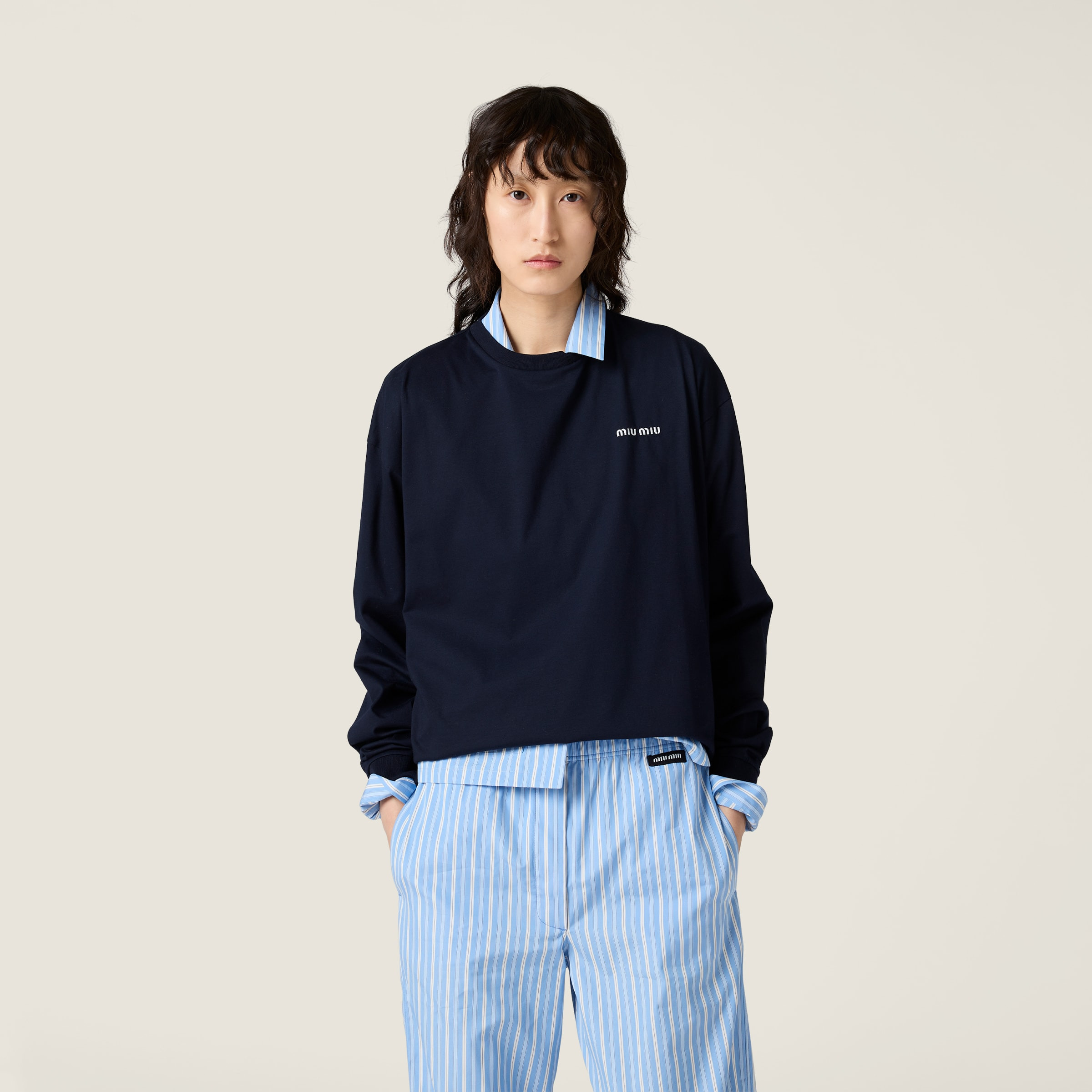 Long-sleeved jersey T-shirt - 5